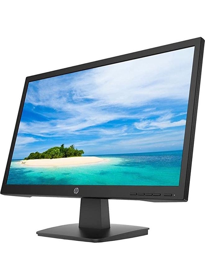 HP شاشة P22v G4 LED مقاس 21.5 بوصة بدقة كاملة الوضوح 1920 × 1080 بسطوع قياسي 250 شمعة لكل متر مربع - معدل تحديث 60 هرتز - منفذ HDMI وVGA أسود - Image 3