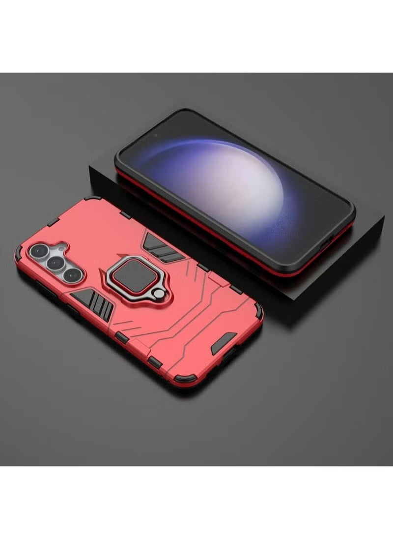 X-level Samsung Galaxy S23 FE Case Cover Protector Accessories Drop Tested Magnetic Ring Car Mount Holder Kickstand Protective Phone Back Cover for Samsung Galaxy S23 FE  - Image 5