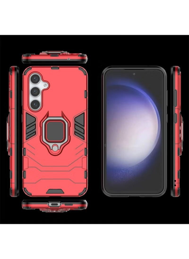X-level Samsung Galaxy S23 FE Case Cover Protector Accessories Drop Tested Magnetic Ring Car Mount Holder Kickstand Protective Phone Back Cover for Samsung Galaxy S23 FE  - Image 3