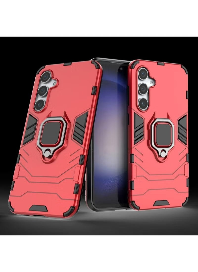 X-level Samsung Galaxy S23 FE Case Cover Protector Accessories Drop Tested Magnetic Ring Car Mount Holder Kickstand Protective Phone Back Cover for Samsung Galaxy S23 FE  - Image 4