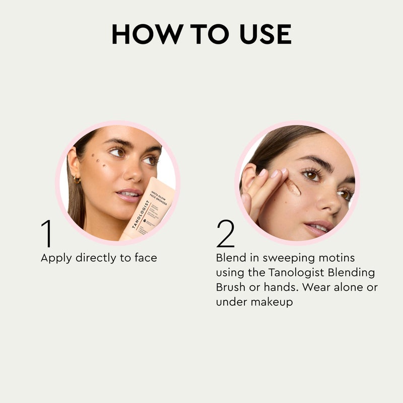 Tanologist Insta Glow Face Bronzer, Illuminating Cream Bronzer For Instant Radiant Glow, Lightweight, Blendable Formula For All Skin Tones, Vegan, 2.02 fl. oz/60 ml Tube - Image 4