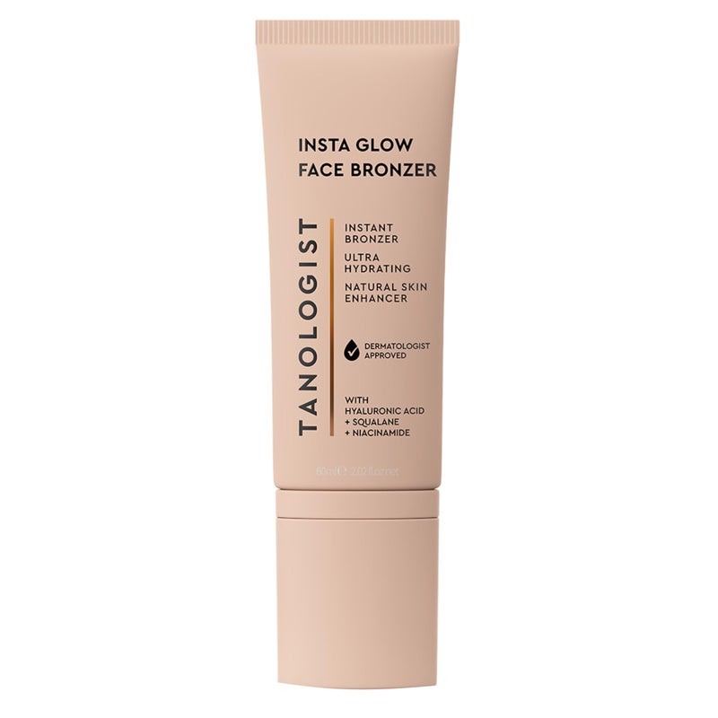 Tanologist Insta Glow Face Bronzer, Illuminating Cream Bronzer For Instant Radiant Glow, Lightweight, Blendable Formula For All Skin Tones, Vegan, 2.02 fl. oz/60 ml Tube - Image 1