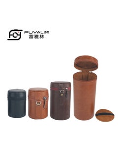 Generic SLR Camera Lens Barrel Medium Telephoto Lens Protective Cover For Canon Sony Fuji Nikon Micro Single SLR-Color:Large Brown  - Image 2