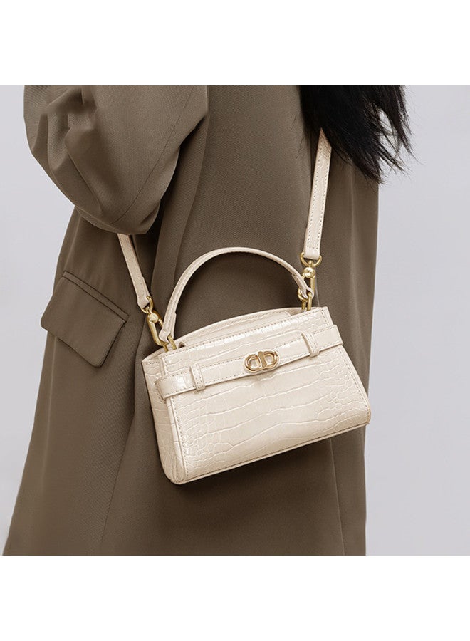 Comely Qixi Gift】new Hot Crocodile Pattern High-end Texture Kelly Bag, Light Luxury Handbag & Crossbody Bag For Women - Image 2