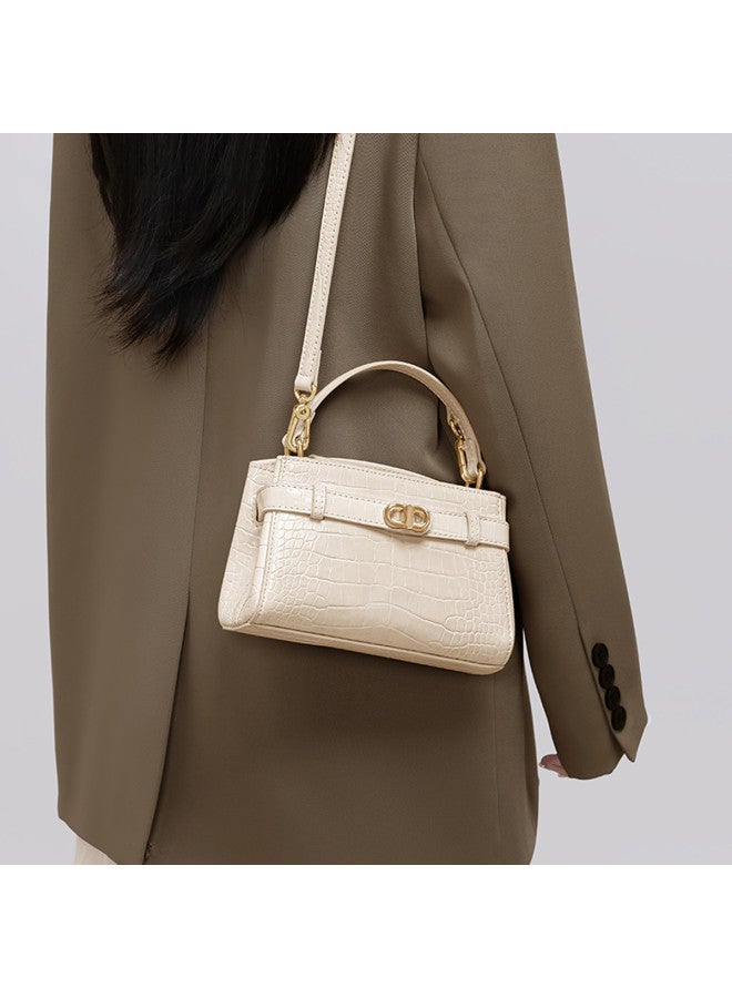 Comely Qixi Gift】new Hot Crocodile Pattern High-end Texture Kelly Bag, Light Luxury Handbag & Crossbody Bag For Women - Image 4