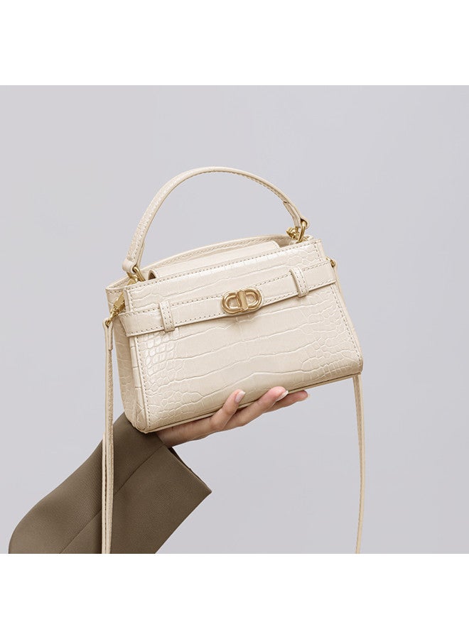 Comely Qixi Gift】new Hot Crocodile Pattern High-end Texture Kelly Bag, Light Luxury Handbag & Crossbody Bag For Women - Image 3