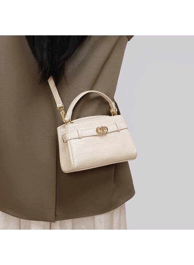 Comely Qixi Gift】new Hot Crocodile Pattern High-end Texture Kelly Bag, Light Luxury Handbag & Crossbody Bag For Women - Image 5