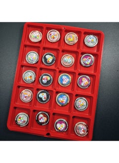 One Version Of 20 Unit Price Crystal Bracket Dragon Ring Bracket Rotary Metal Mobile Phone Bracket Suitable For Smart Phones-Color:Heart-shaped Colored Beads With Diamond Ring Buckle/20 Pieces