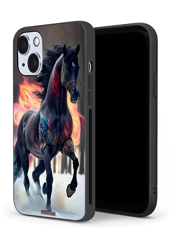 Tolwak Apple iPhone 14 Protective Case Horse Hd - Image 1
