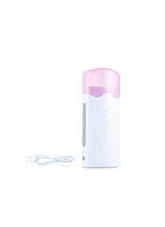 Roll On Wax Warmer For Hair Removal Wax Roller Wax Heater For Depilatory Wax Cartridge, Home Waxing Kit For Women Men 110V