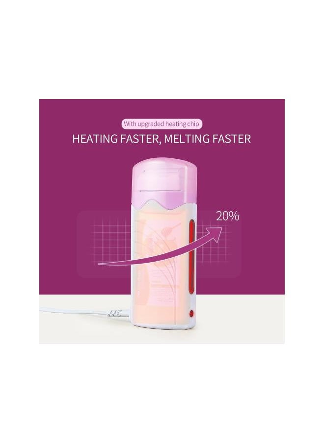 Generic - Roll On Wax Warmer For Hair Removal Wax Roller Wax Heater For Depilatory Wax Cartridge, Home Waxing Kit For Women Men 110V - Image 1