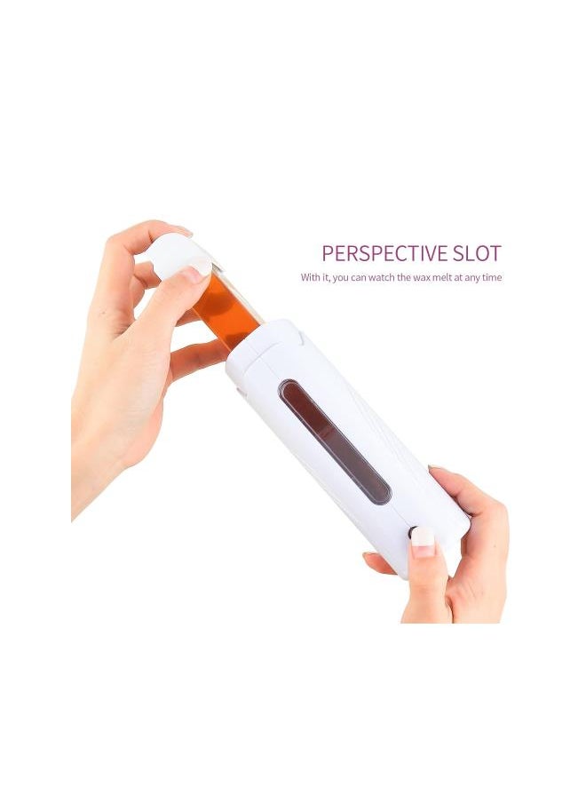 Generic - Roll On Wax Warmer For Hair Removal Wax Roller Wax Heater For Depilatory Wax Cartridge, Home Waxing Kit For Women Men 110V - Image 1