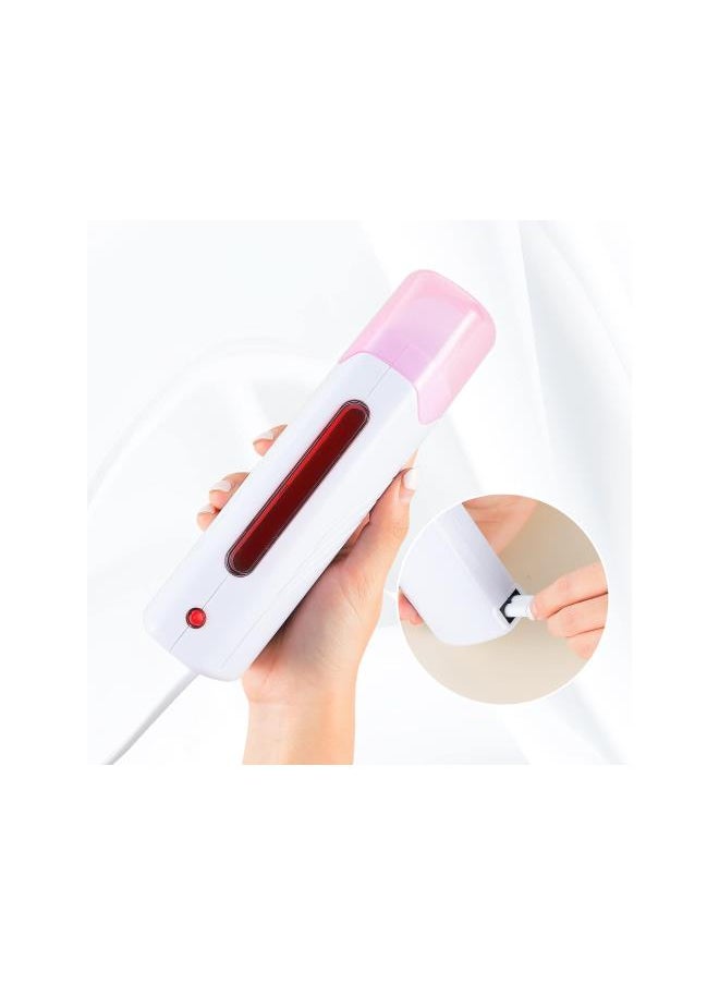 Generic - Roll On Wax Warmer For Hair Removal Wax Roller Wax Heater For Depilatory Wax Cartridge, Home Waxing Kit For Women Men 110V - Image 1