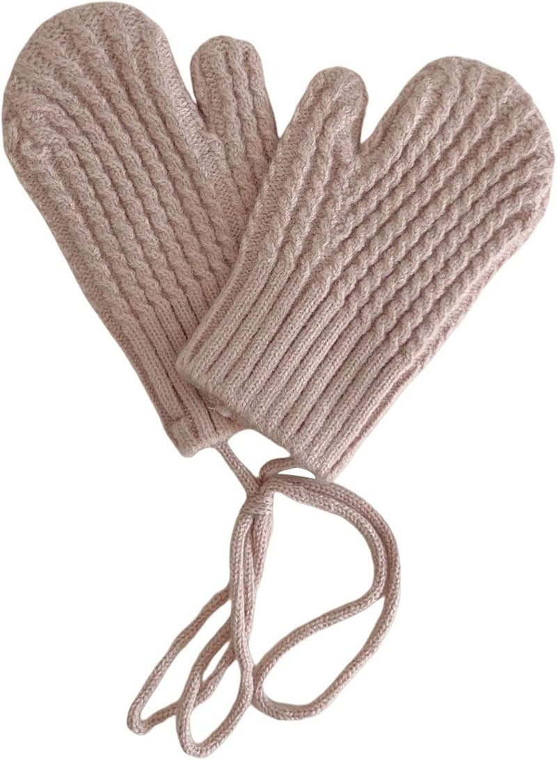 GGOOT Toddler Magic Stretch Mittens | Fleece Lined Gloves For Kids - Children Warm Gloves Winter Fleece Knitted Mittens For Boys Girls Toddler  - Image 5