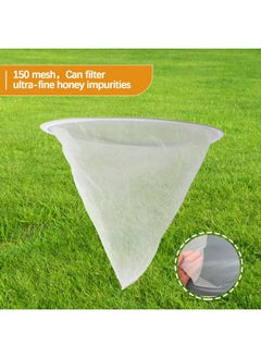 Dycica 5pcs Bee Honey Filter Bag Mesh Ultra-fine Mesh Strainer Kitchen Nylon Mesh Filter 5 Gal Bucket Filter Honey Filter Bags Apiary Equipment Extraction Tool Suitable For Honey Wine Wax Beer Nut Milk  - Image 3