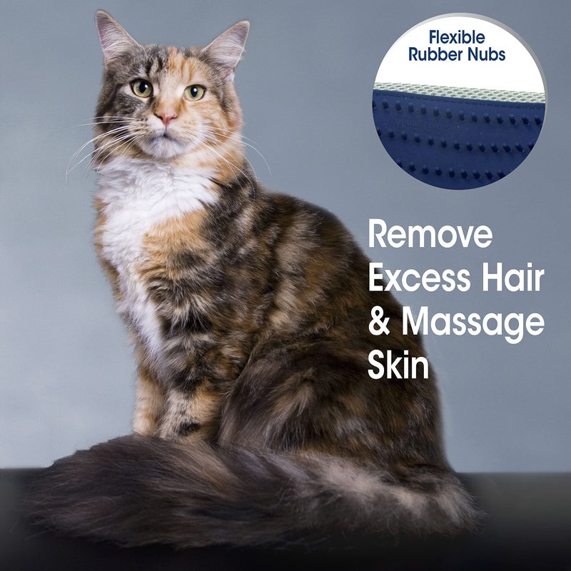 Four Paws Magic Coat Professional Series Love Glove Silicone Cat Grooming Mitt, Deshedding & Dematting, 1 Count - Image 3