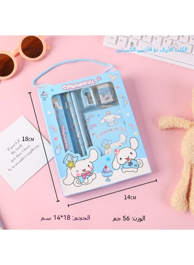 Cinnamon Cartoon Sanrio Cinnamon Stationery Set,school supplies gift box set, suitable for primary school students, including pencils, erasers, pencil sharpeners, etc., back to school season birthday gifts - Image 2