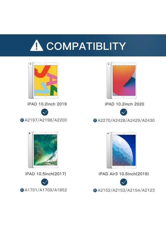 ELTRAZONE 10.2/10.5 Inch iPad Keyboard Case with Trackpad - Compatible with iPad 8th/7th Gen (2020/2019), iPad Air 3 (2019), and iPad Pro 10.5" (2017) - Image 2