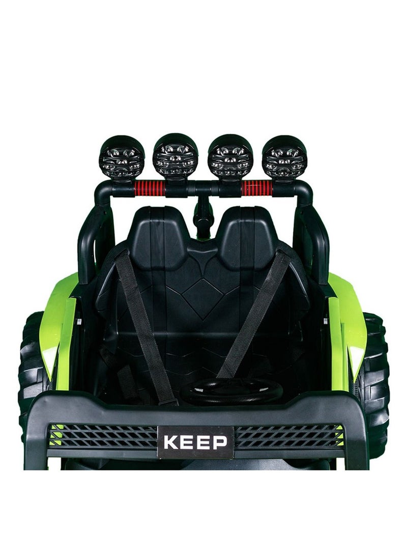 null - Super Fancy – Ride-on Car for Kids with Remote Control – Green – FB-918 - Image 1