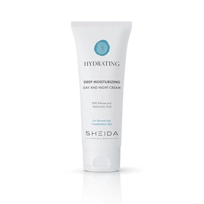 Sheida Hydrating Day and Night Cream, Deep Moisturizing with Ribose and Hyaluronic Acid, For Normal and Combination Skin 75ml/ 2.55fl.oz - Image 3