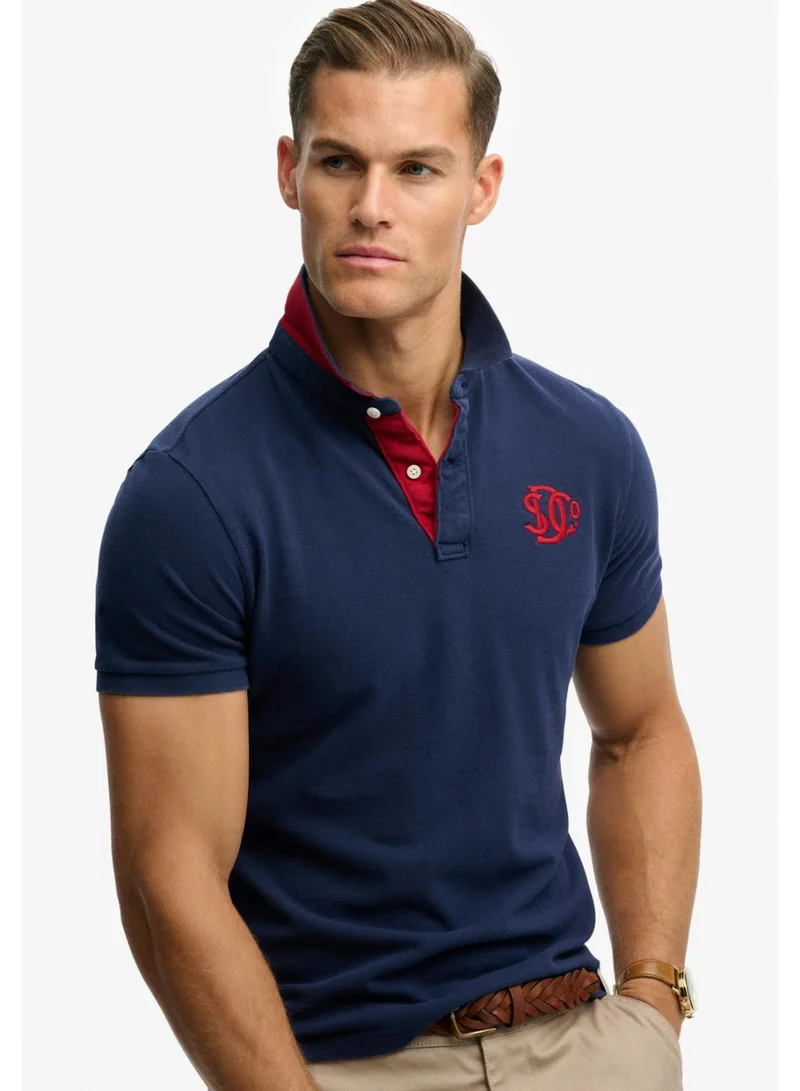 Superdry  Pique Monogram Polo Shirt for Men | Best Price UAE