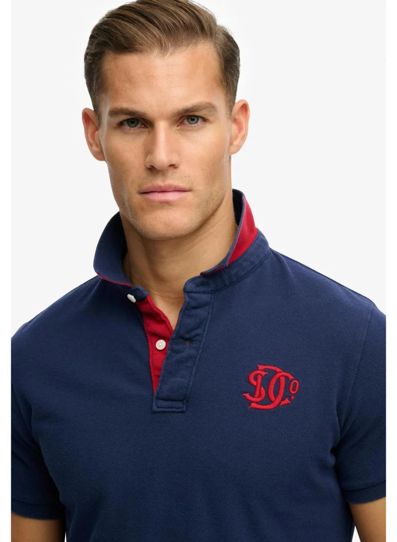 Superdry  Pique Monogram Polo Shirt for Men | Best Price UAE