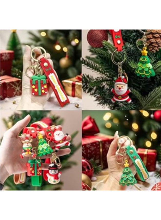 5 pieces - 3D Santa Claus keychain - Image 4