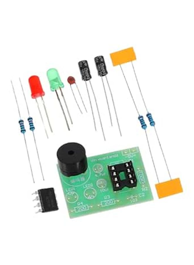 وحدة مؤقت فلاش LED مزدوجة مجموعة ممارسة اللحام 3 قطع مكونات تدريب إلكترونيات DIY - Image 1