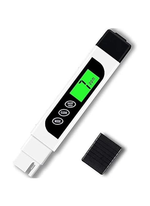 TDS Meter, 3 in 1 TDS, EC & Temperature Meter, Accurate & Reliable PPM Meter, Digital Water Testing kits for Drinking Water Quality, Tap, Well, Swimming Pool, Aquarium, RO/DI System, Hydroponics