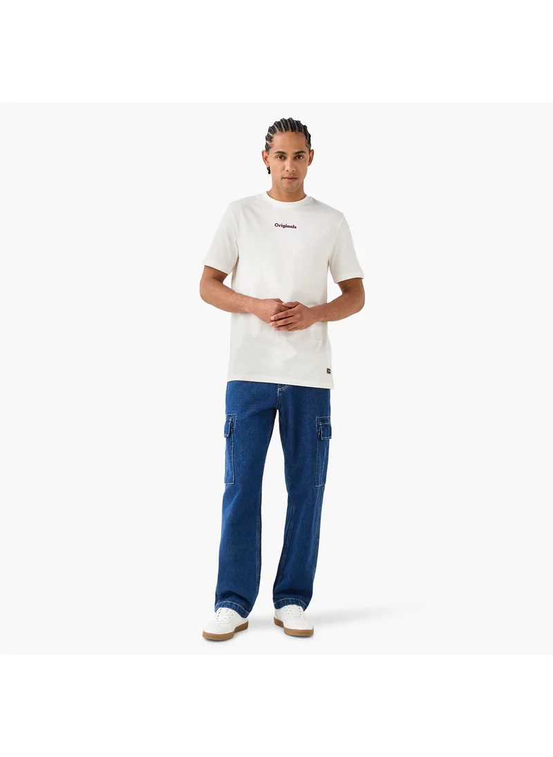 Lee Cooper Lee Cooper Typographic Print Crew Neck T-shirt