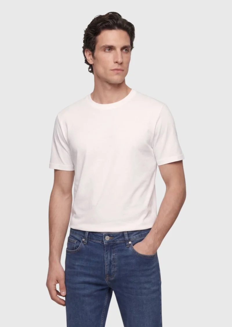 Ramsey White Plain T-Shirt