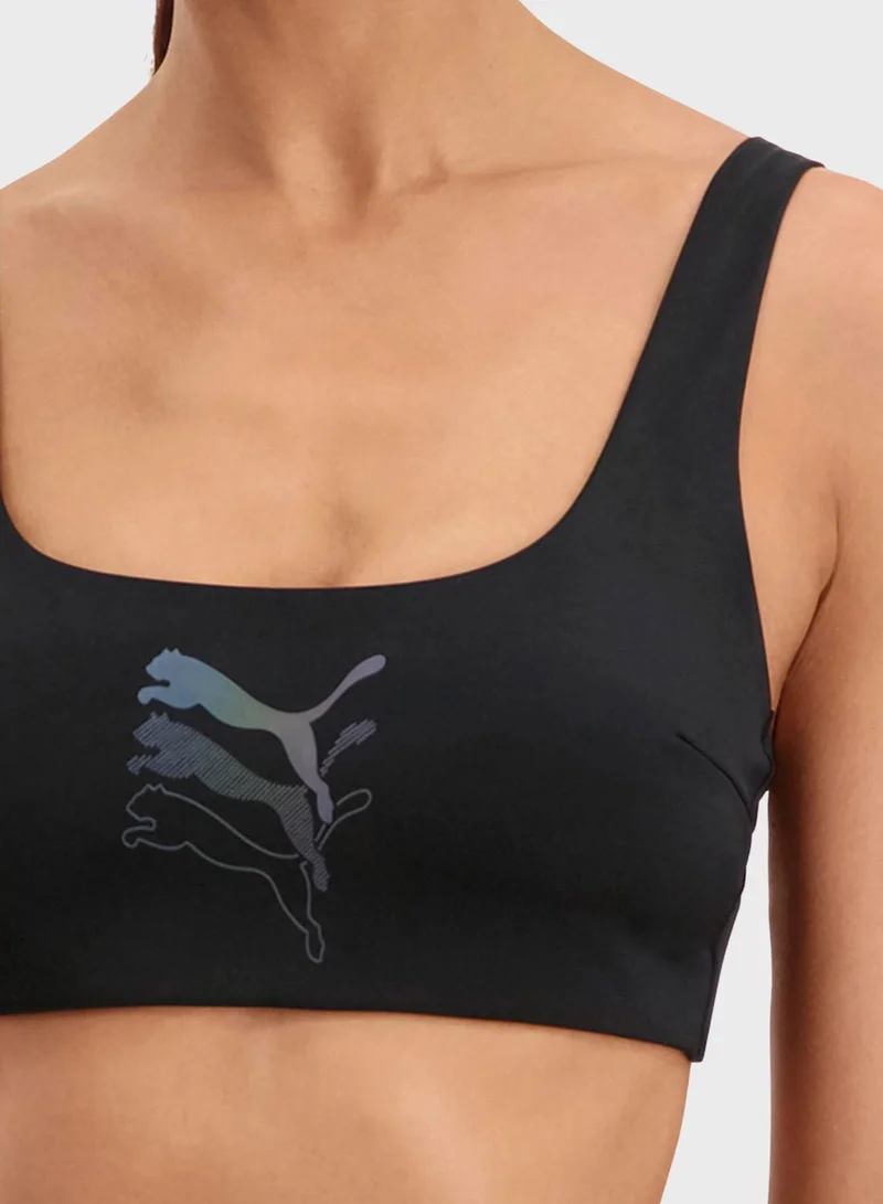 PUMA Swim Women Square Neck Top 1P
