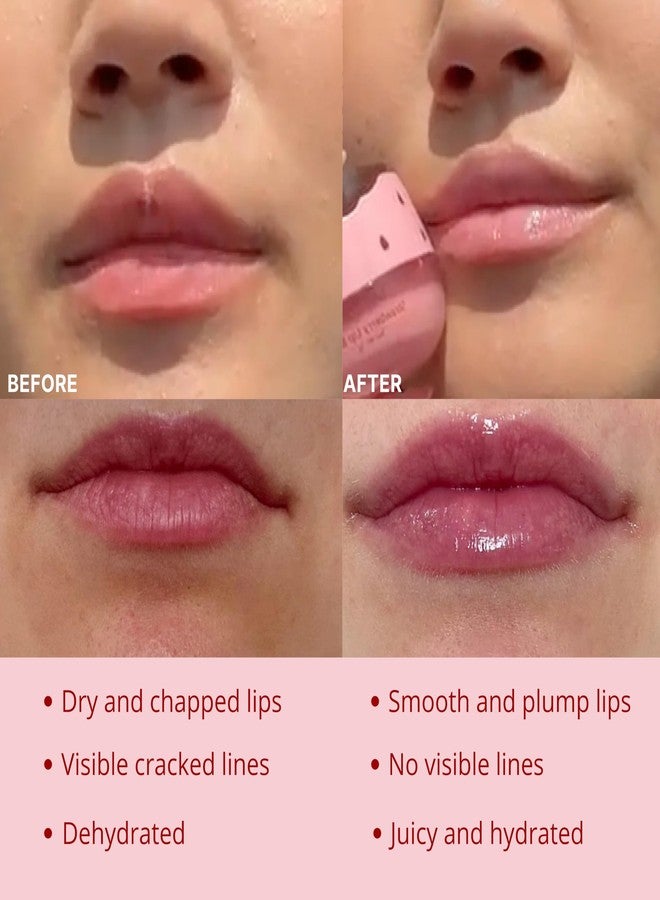Bee Balm Original Bee Balm Lip Balm, Strawberry Hydrating Lip Balm, Lip Butter for Dry and Cracked Lips, Propolis Honey Lip Mask, Lip Moisturizing Mask, Reduces Lip Lines, Original Beeswax with Vitamin E - Image 4