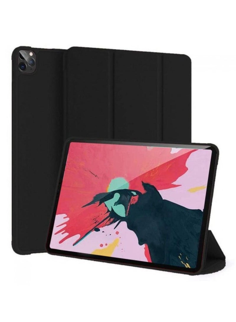 CATANES iPad Pro 11 inch (2020) Case Smart Folio Stand Leather Case Cover Compatible with iPad Pro 11" 2nd Generation Black - Image 1
