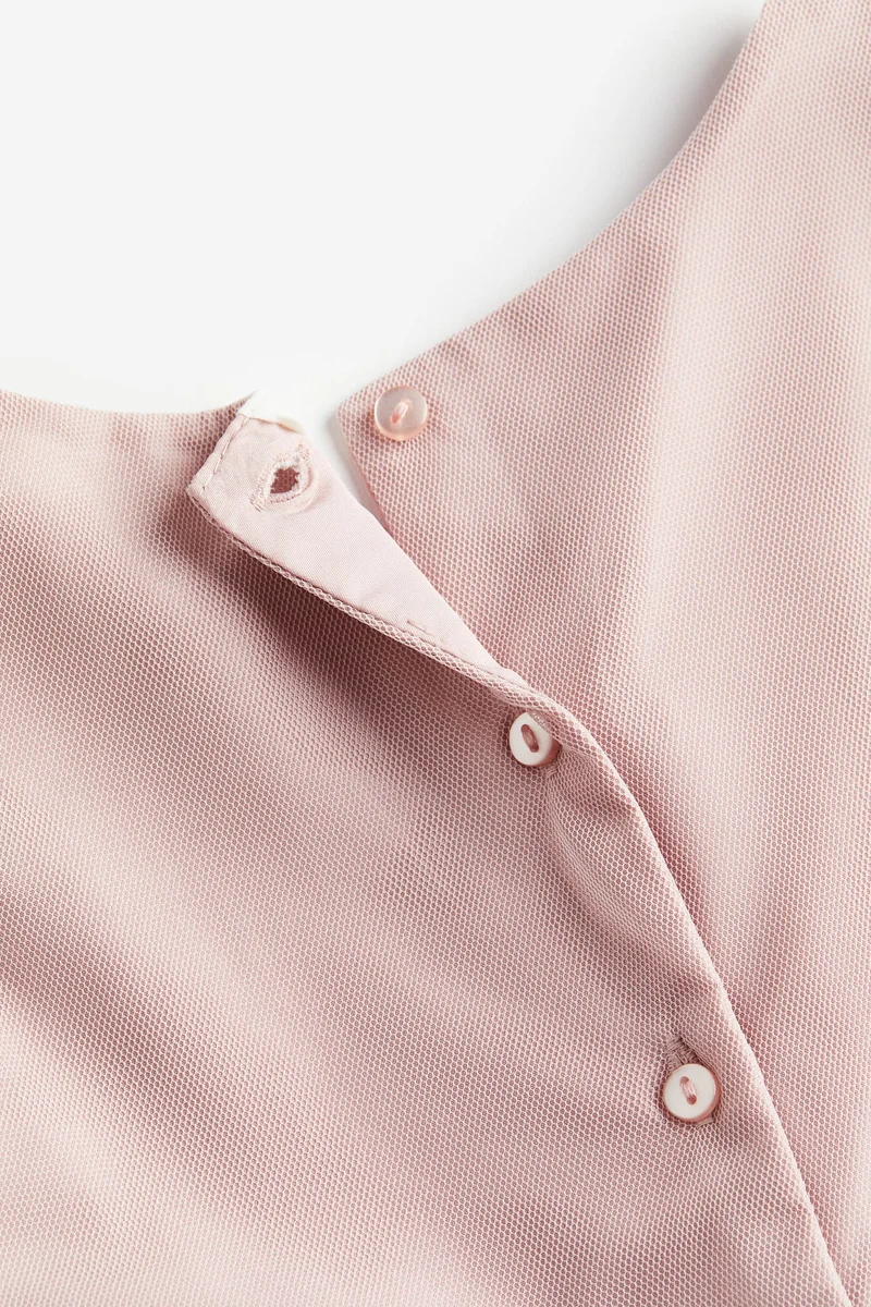 H&M Sequined tulle dress