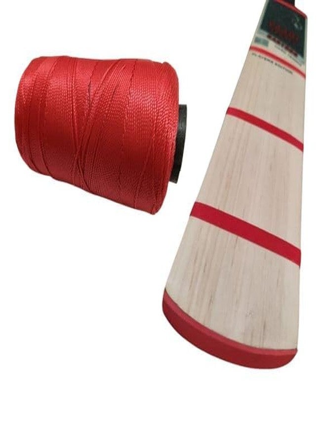 HIRNOTS Cricket Bat Repair Silk Thread (Red Color) - Image 3