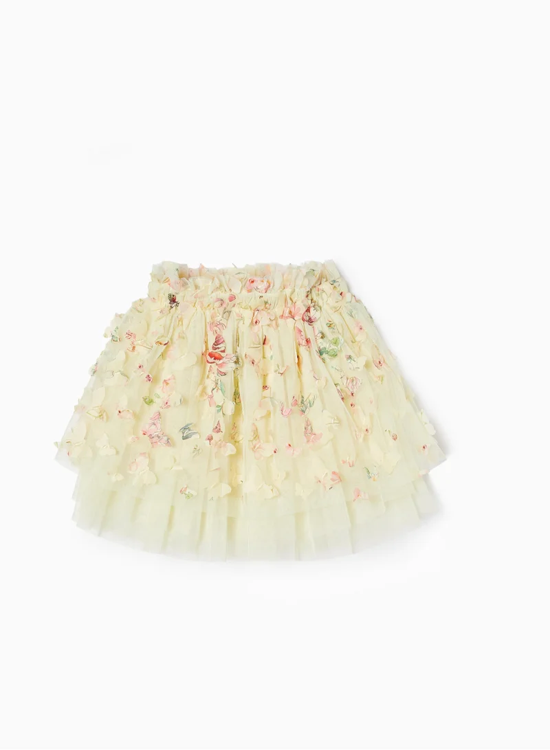 Zippy Zippy Tulle Skirt With Butterflies For Girls