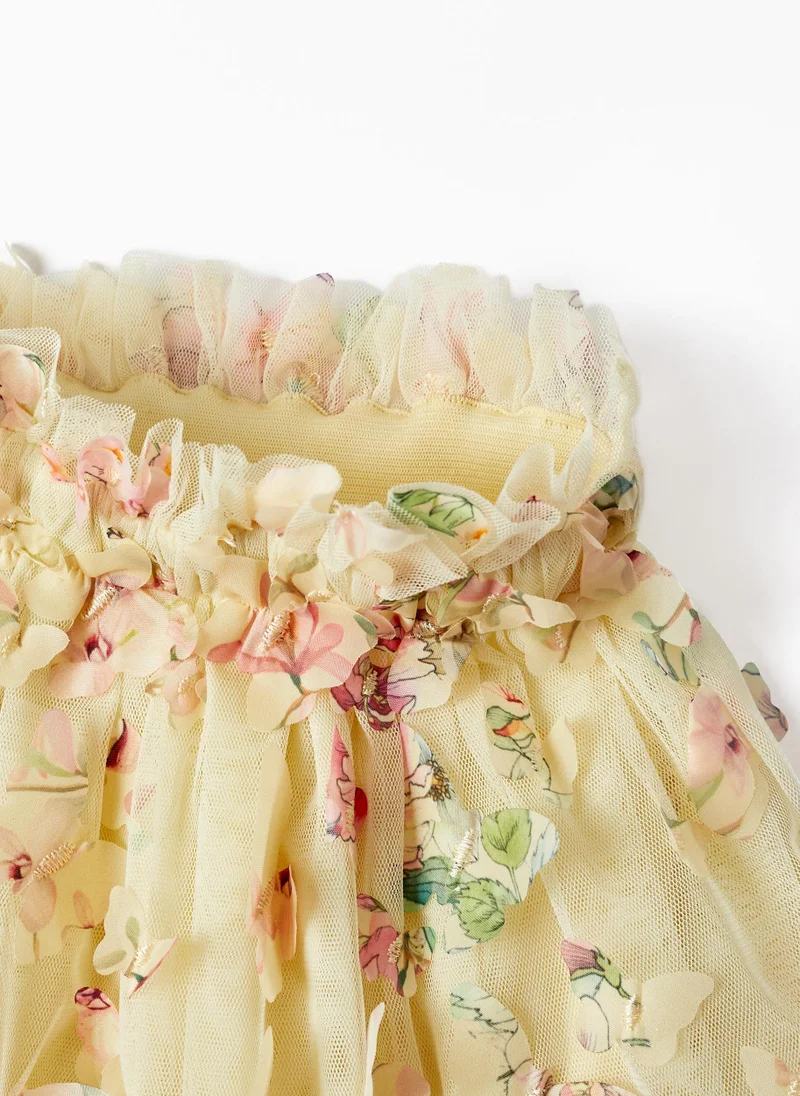 زيبي Zippy Tulle Skirt With Butterflies For Girls