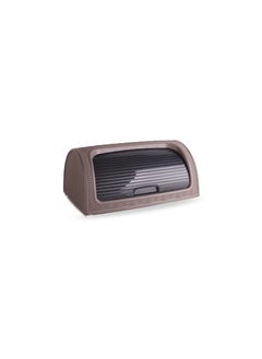 dunya Dunya Bread Box ,BPA Free, With Moving (42*27.4*18cm) Acrylic Lid -Turkey Made Brown  - Image 1