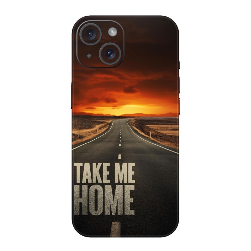 WRAP CRAFT Mobile Skin Sticker Compatible with Apple iPhone 15 Skin Not Back Cover, Camera & Back Protector Mobile Skin Wrap; Apple 15-KE-114 - Image 1