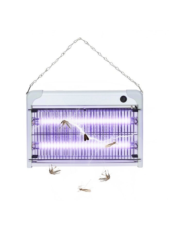 Vmax 20W Electric Flying Insect Killer Hangable Mosquito Killer Lamp Bug Zapper with UV Light Indoor Outdoor Fly Trap Electric Pest Control for Home Kitchen Garden Balcony - Image 2