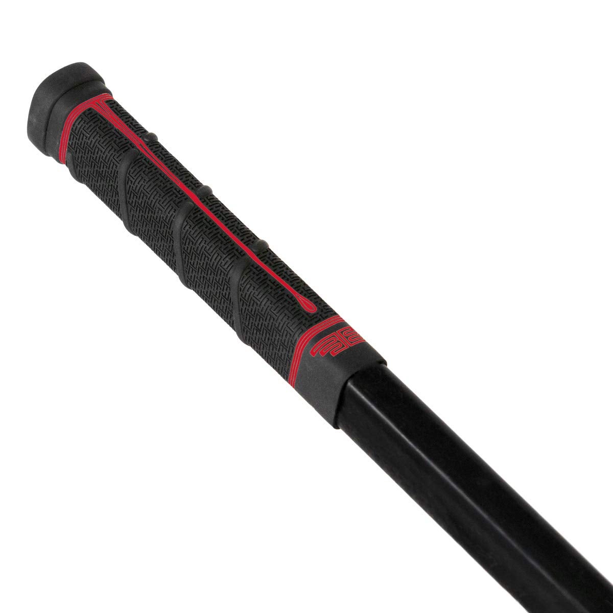 Buttendz Future Rubber Replacement Hockey Grip - Step Down Knob, Two-Tiered Player Knob with Twirl, Fits All Stick Sizes for Superior Control and Puck Feel (Black, Fire Drip)