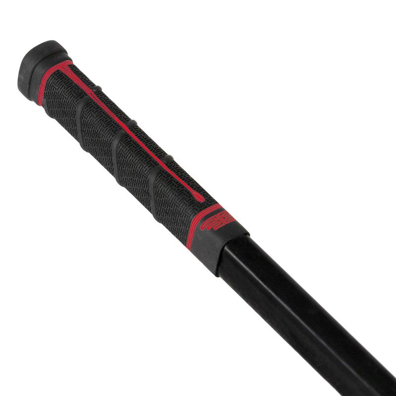 Buttendz Future Rubber Replacement Hockey Grip - Step Down Knob, Two-Tiered Player Knob with Twirl, Fits All Stick Sizes for Superior Control and Puck Feel (Black, Fire Drip) - Image 1