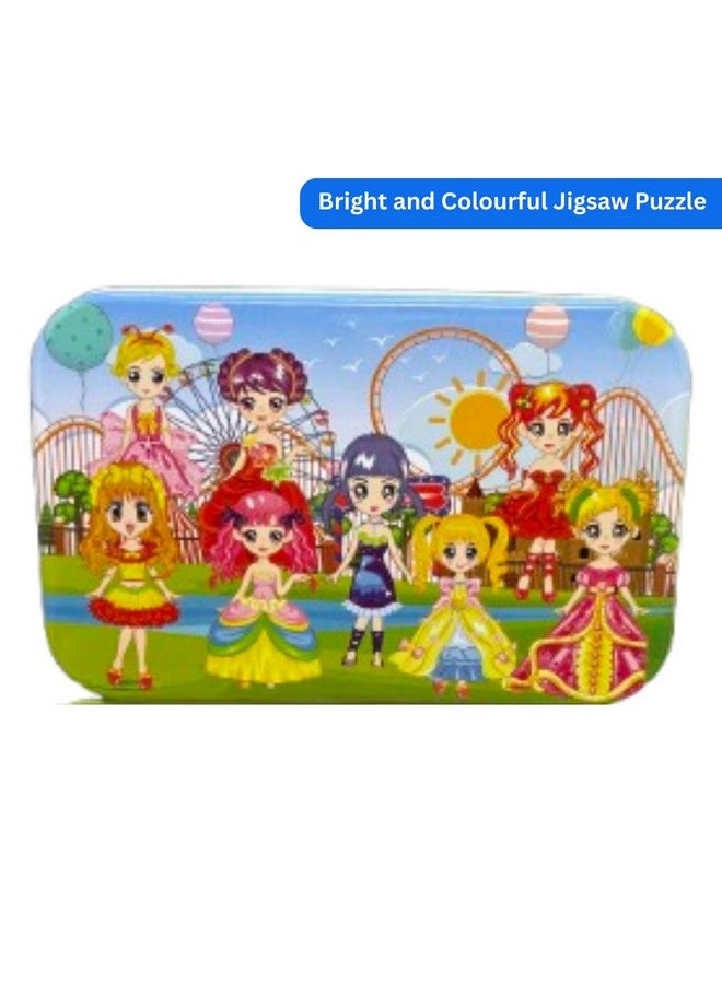 أحجية سفر خشبية ملونة | لعبة ألغاز ممتعة ومناظر طبيعية، 60 قطعة، للأطفال من سن 4 سنوات فما فوق | ألعاب تعليمية للأطفال الصغار، ومرحلة ما قبل المدرسة، وأطفال مونتيسوري (أميرة) - Image 2