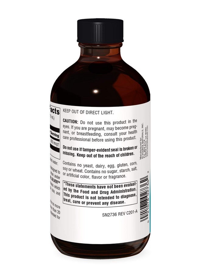 Source Naturals Wellness Colloidal Silver 45 ppm, Supports Physical Well Being* - 8 Fluid oz - Image 2