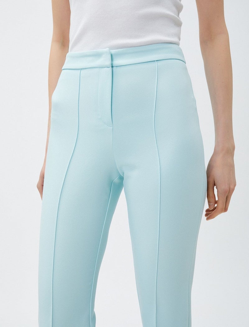 KOTON Crop Trousers Ribbed High Waist - Image 4