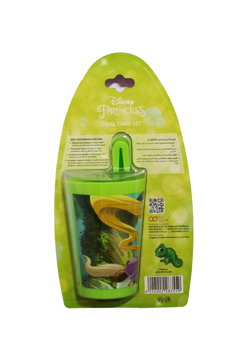 فاب لاب فرشاة أسنان FABLAB رابونزل مع كوب - Image 2