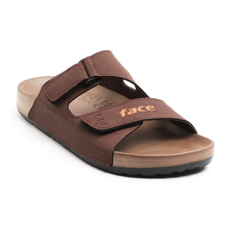Face Brown Sandals with Arch Support for Men - Image 4