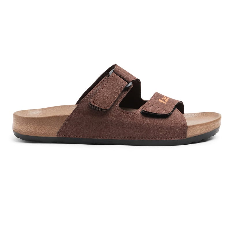 Face Brown Sandals with Arch Support for Men - Image 5