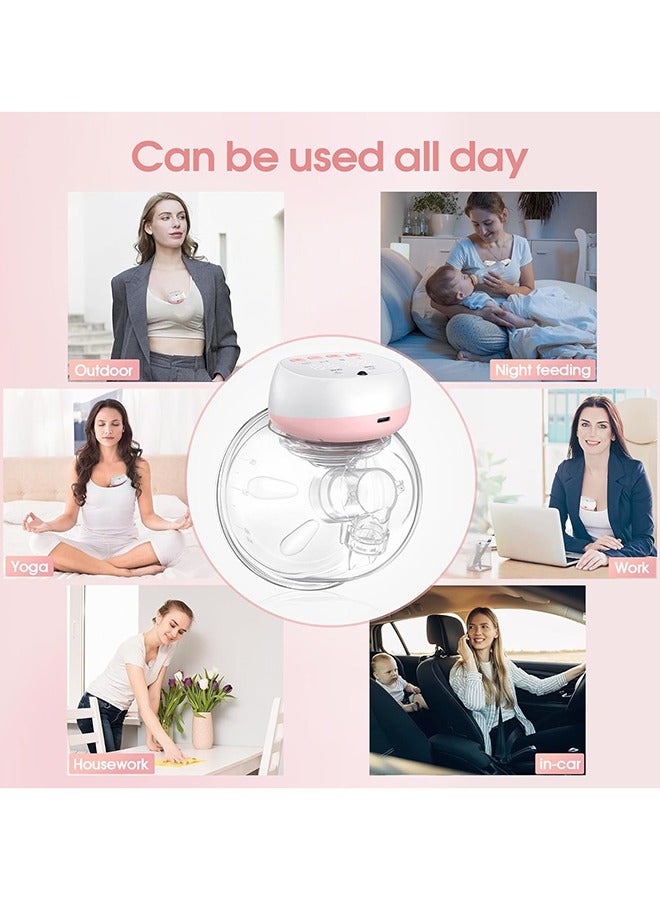2Pcs Wireless Electric Breast Pump Silicone Pump BPA Free With Remote Control - Image 5